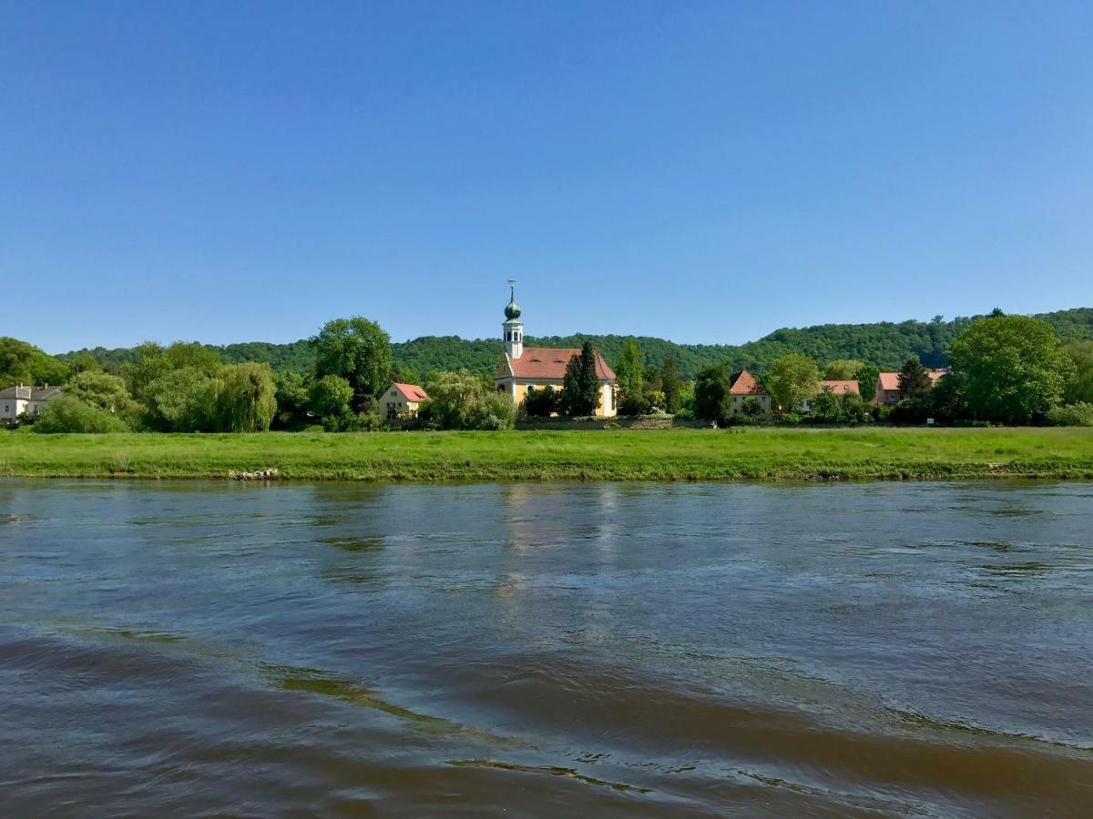 Ferienwohnung Natur Und Kunst Dresden Buitenkant foto